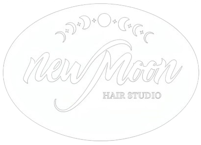 New Moon Hair Studio Logo